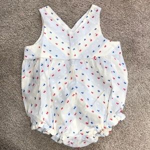 Cat and Jack Patriotic romper